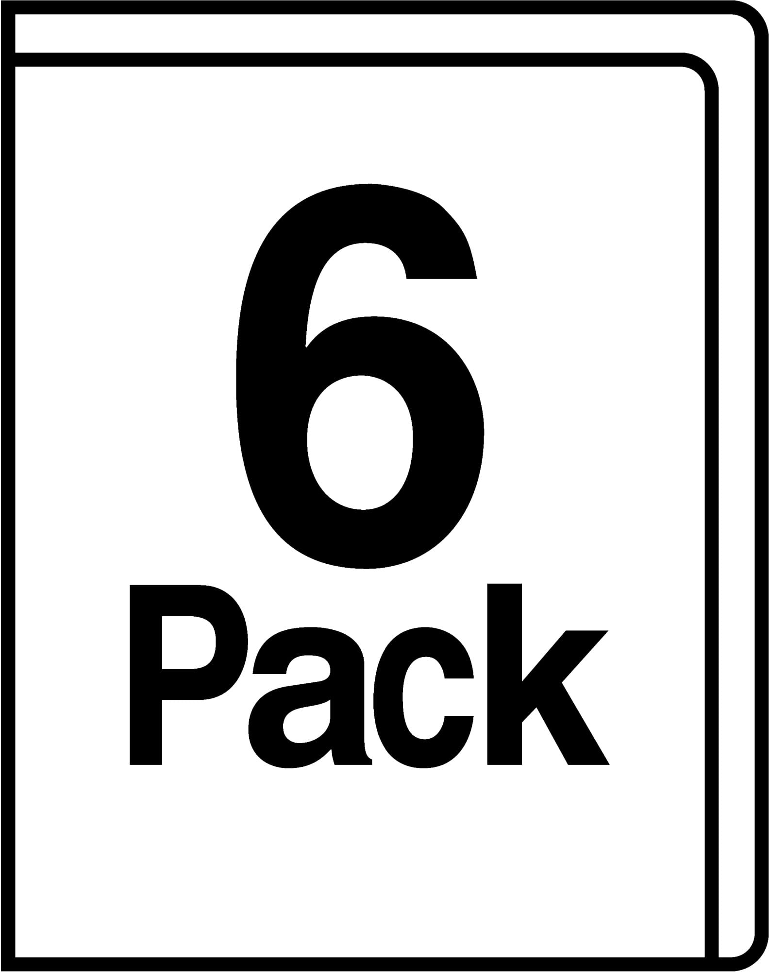 Avery Corner Lock Document Sleeves, 6 Sleeves (72262)