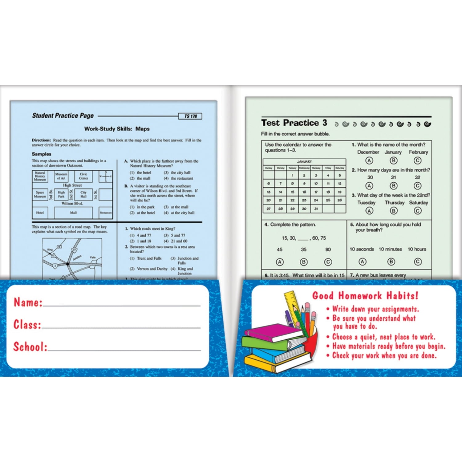 Teacher Created My Homework Pocket Folder (TCR 4941)