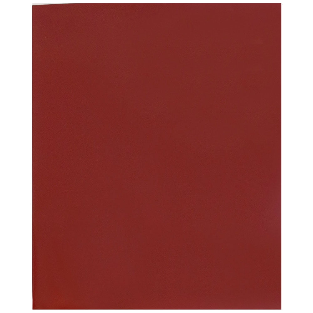 JAM Paper Glossy Two Pocket Folders, Maroon Red, 6/Pack