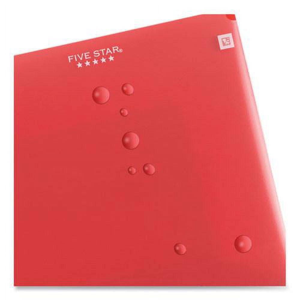 Five Star® Two-Pocket Portfolio Clear View, 11" x 8.5", Randomly Assorted 33452