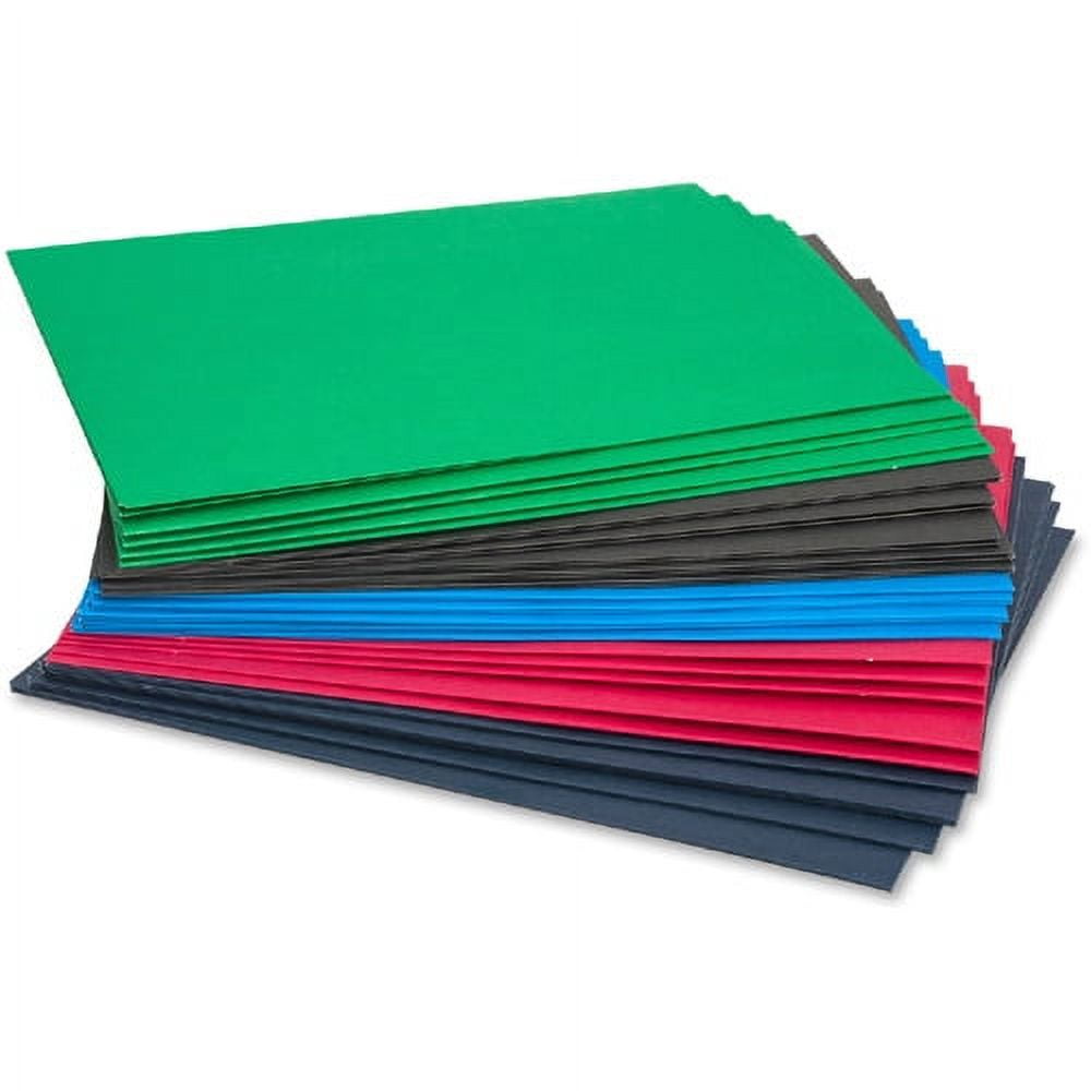 Business Source Two-Pocket Folders Letter - 8 1/2" x 11" Sheet Size - 125 Sheet Capacity - 2 Internal Pocket(s) - Paper - Assorted - 2.20 lb - Recycled - 25 / Box