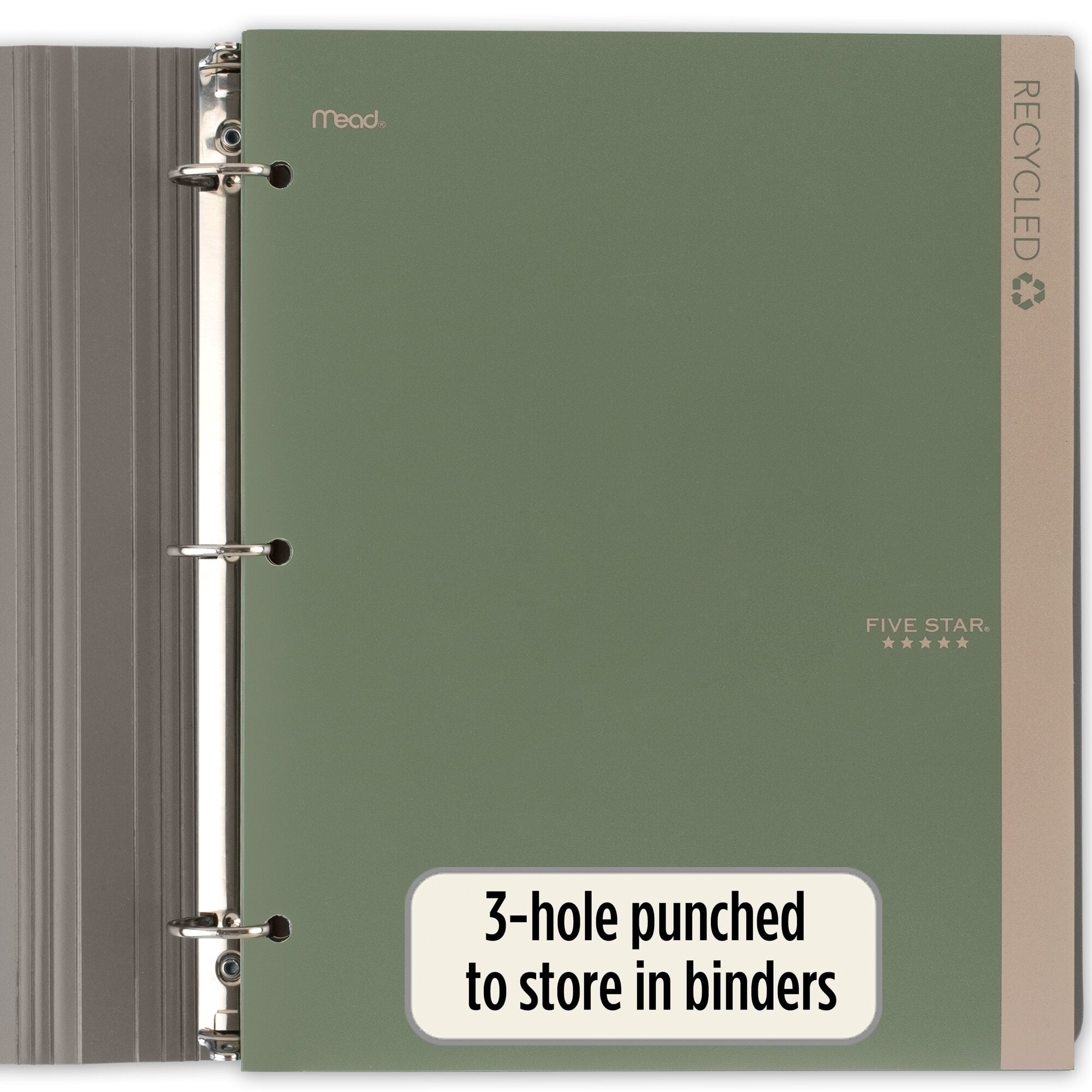 Five Star Recycled 2-Pocket Folder 4 Pack - Pocket Folders