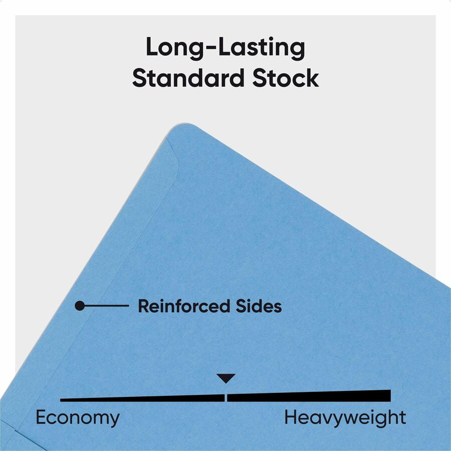 Smead Two-Pocket Folder, Textured Paper, Assorted, 25/Box -SMD87850