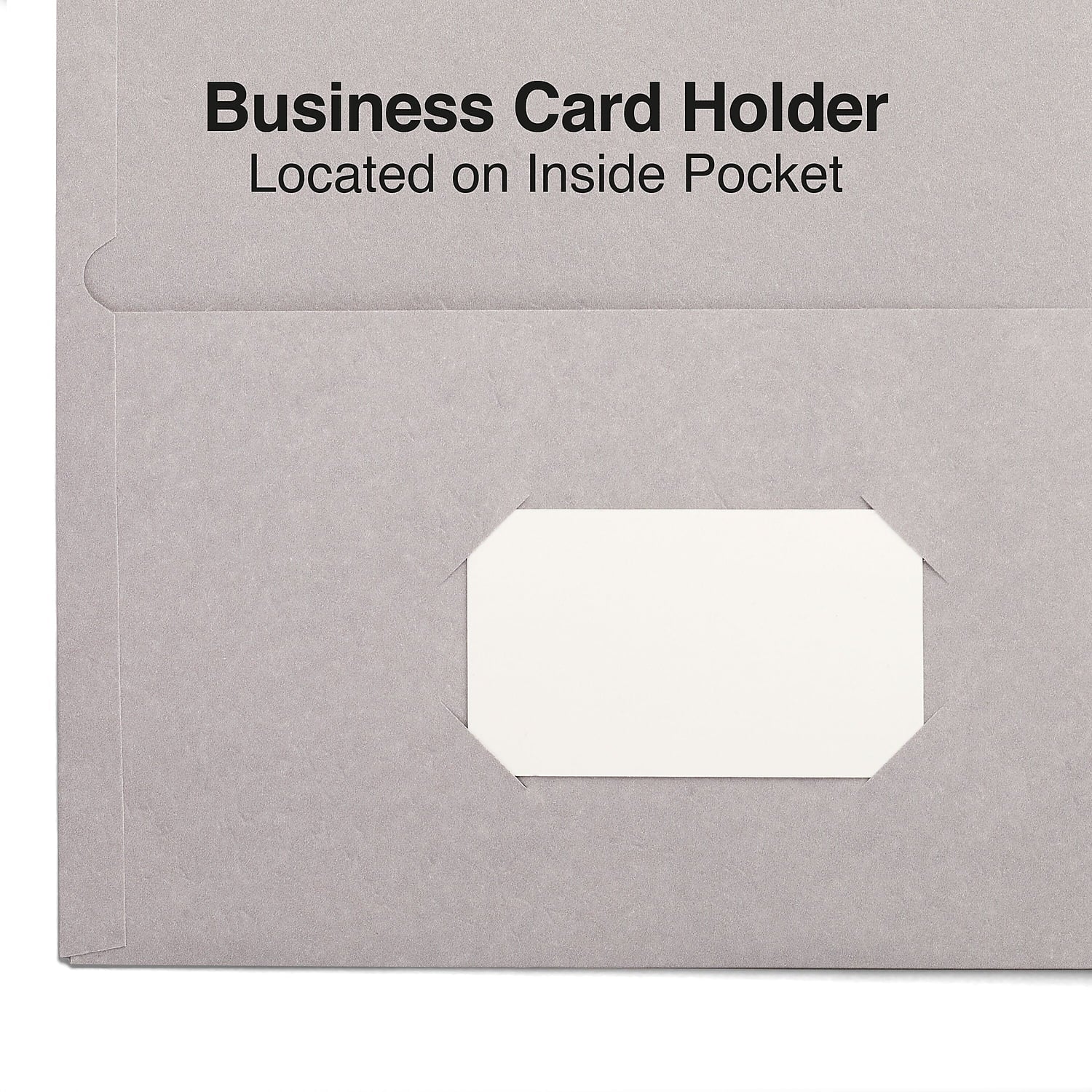 HITOUCH BUSINESS SERVICES 2-Pocket Presentation Folders Gray 10/Pack 13380