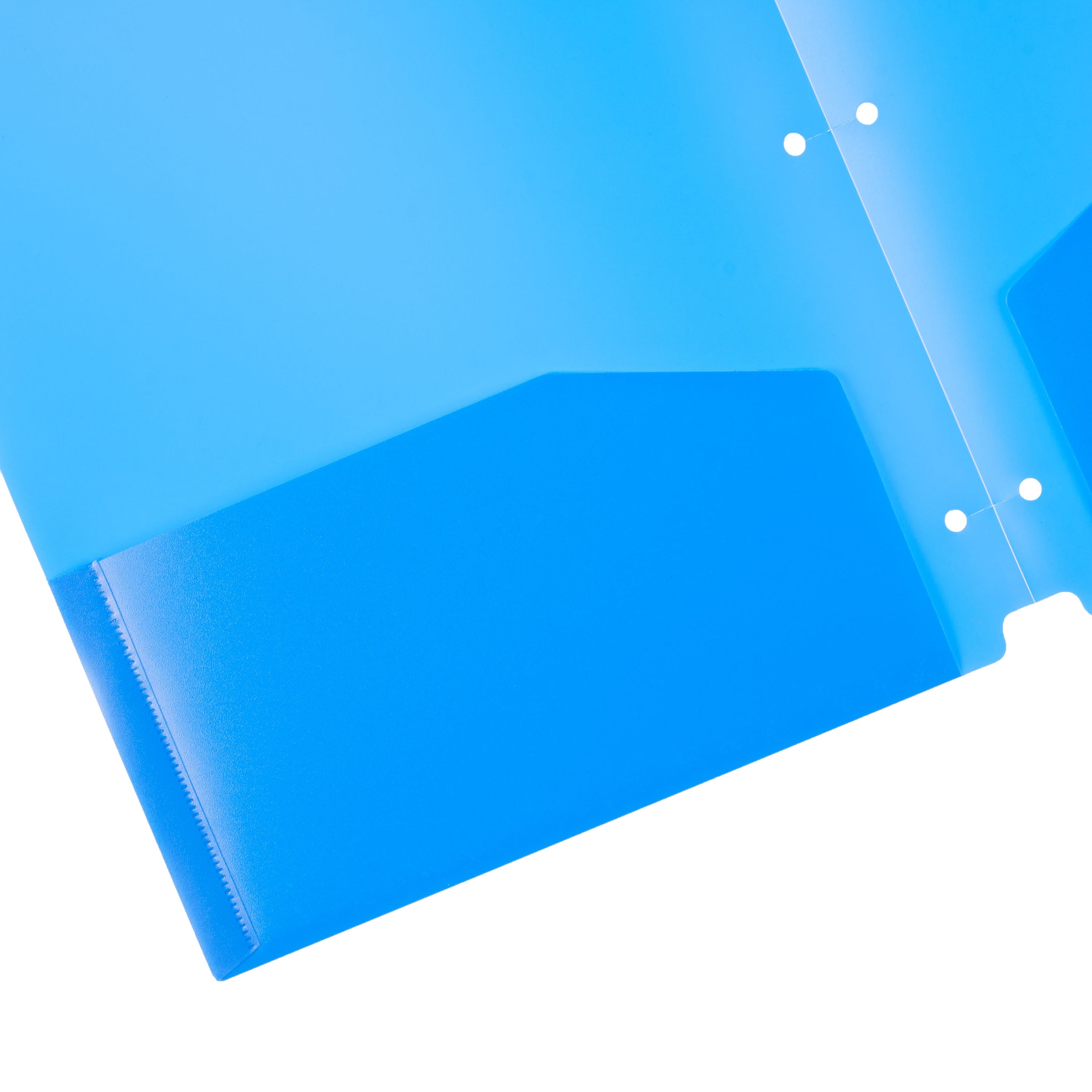 Pen+Gear 2-Pocket Poly Portfolio, 7 Count, Assorted Colors