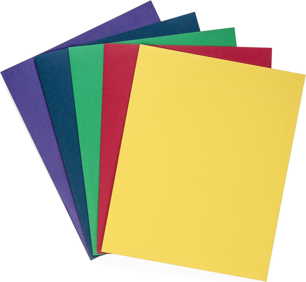 100 Pack Paper 2 Pocket Folders Bulk, Double Pocket Folders Bulk, Our Folders with Pockets are designed for office and classroom use, Folders with Pockets