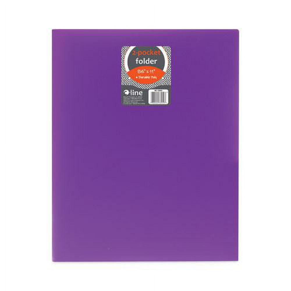 Two-Pocket Heavyweight Poly Portfolio Folder