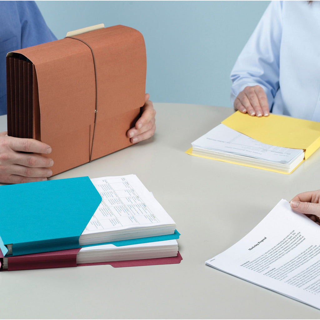 Smead Expanding Slash Jacket 1" Expansion Asst 5/PK Letter (75445)