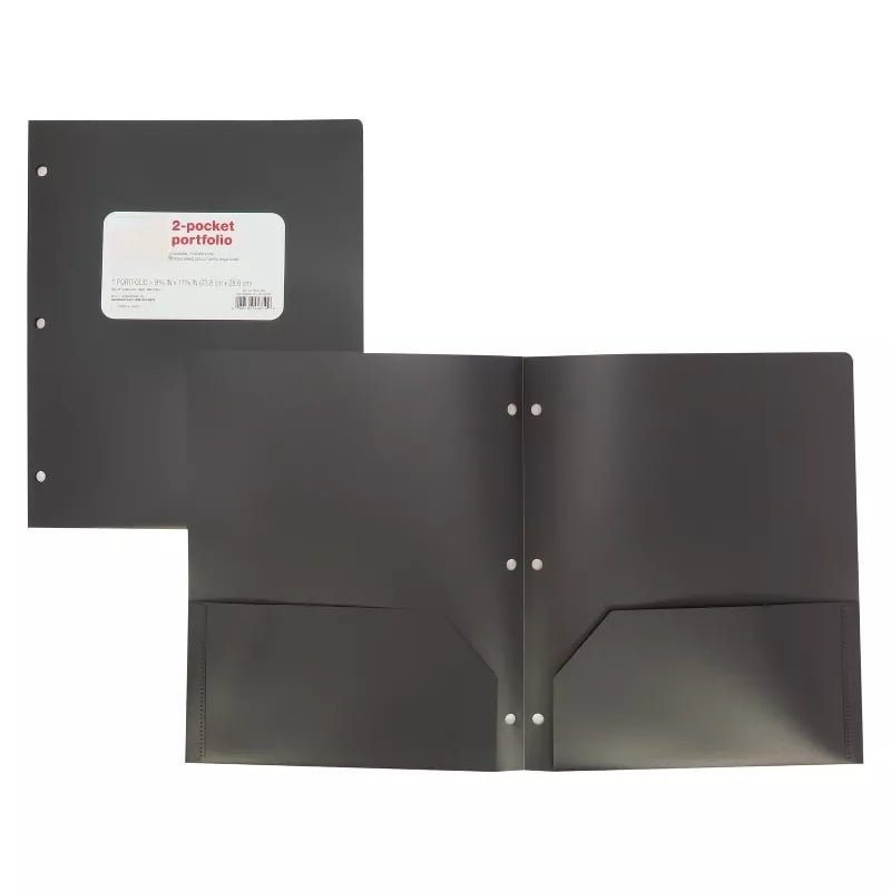 2 Pocket Plastic Folder - ub&ub 11.34 Inches (L), 9.37 Inches (W)
