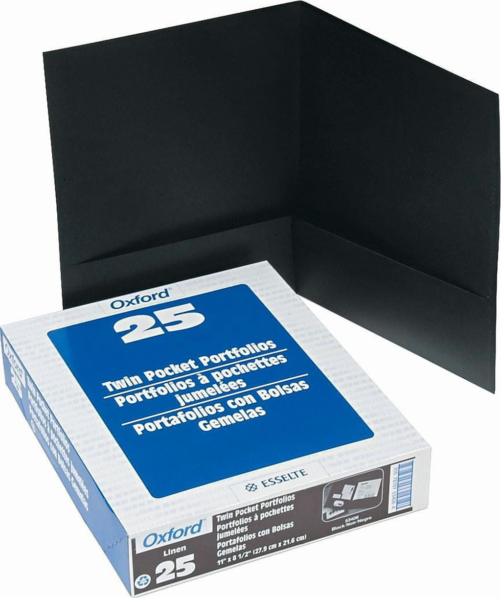 Oxford™ PORTFOLIO,LINEN,2PCKT,BK 53406EE