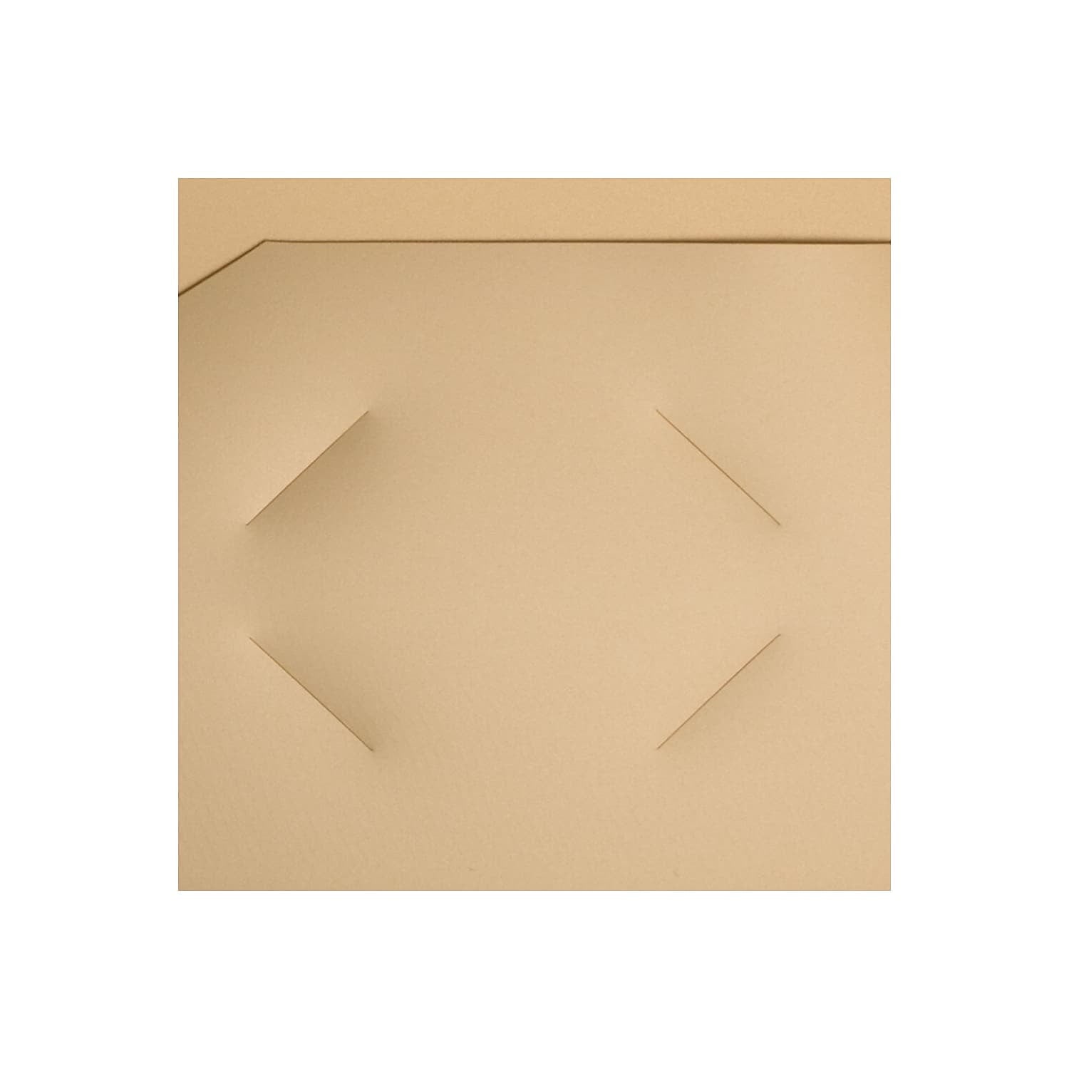 JAM Paper Heavy Duty Plastic 2 Pocket School Folders, Gold, 6 per Pack