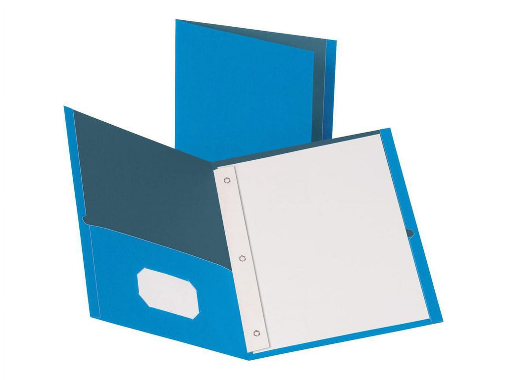 Business Source, BSN78507, Pocket Folder, 25 / Box, Light Blue