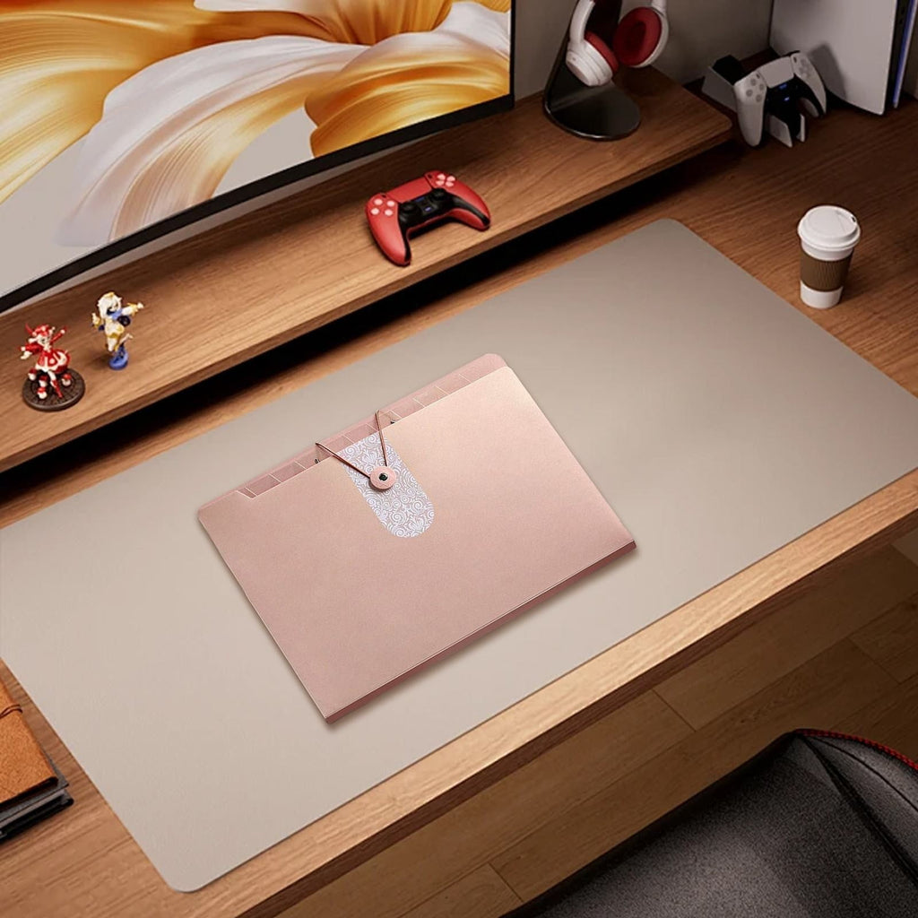 Kilougeis Clearance 3 Prong Poly Folder with Pockets Pocket Folder Classroom&nbsp;Must&nbsp;Haves Folder multi-layer accordion bag test paper storage A