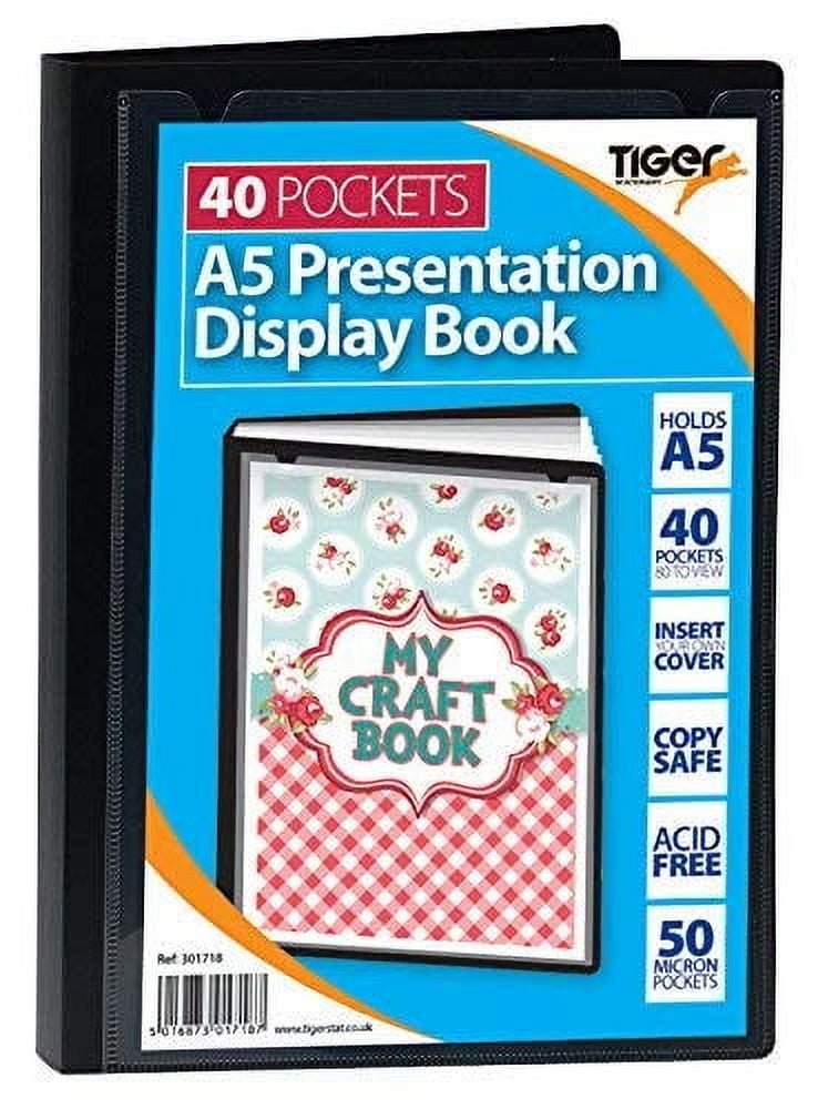 Tiger Presentation Display Book A5 40 Pockets [Pack 1]