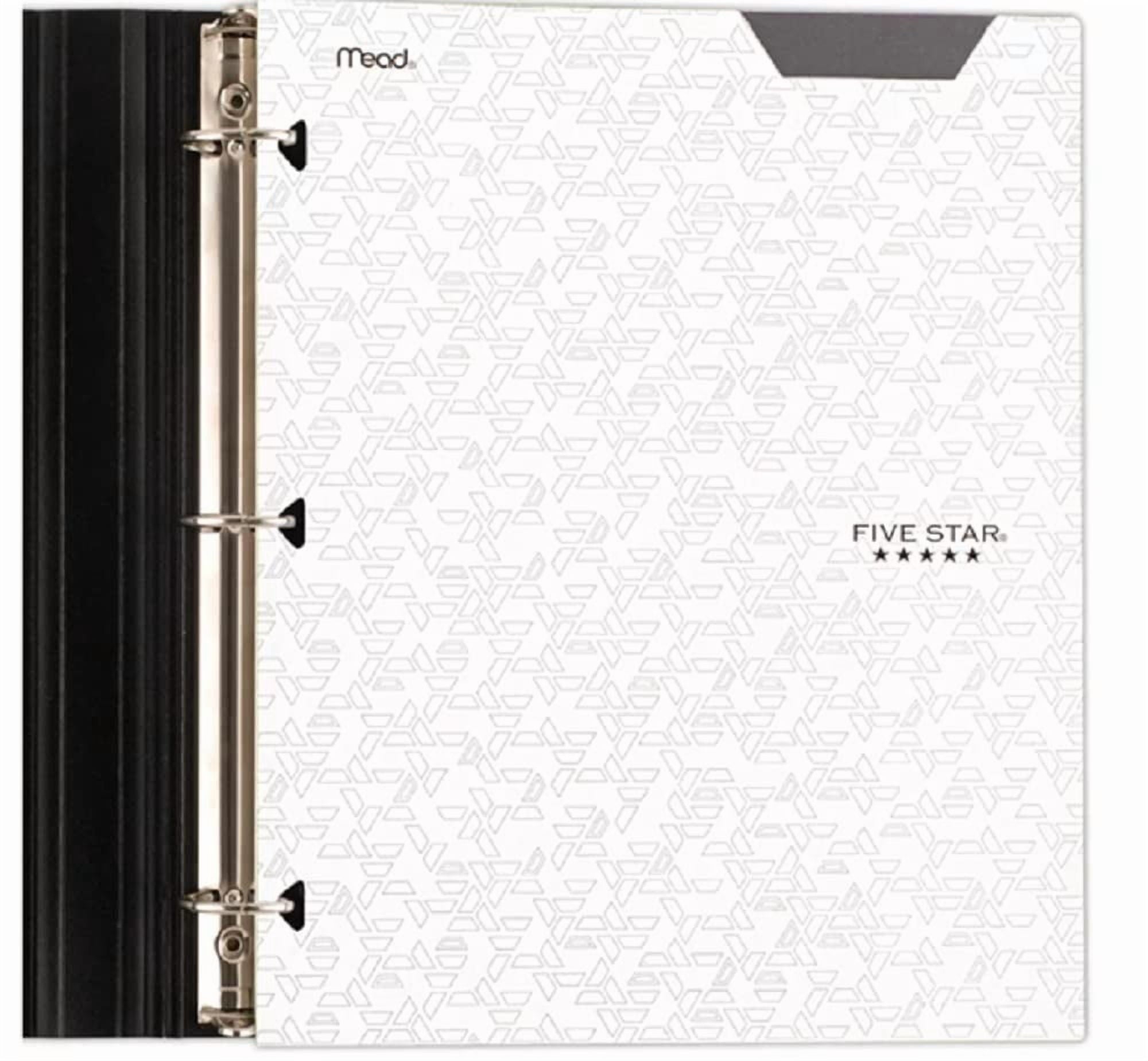 Five Star 2 Pocket Plastic Folder - 3 pack Assorted Colors