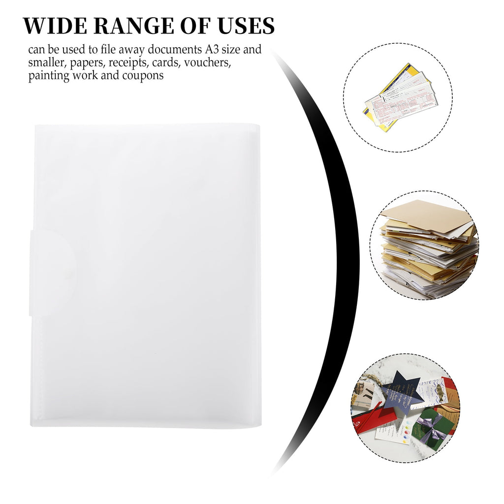 unbranded  Expandable Pocket Folders Storage Organizer Paper Bag Student Office