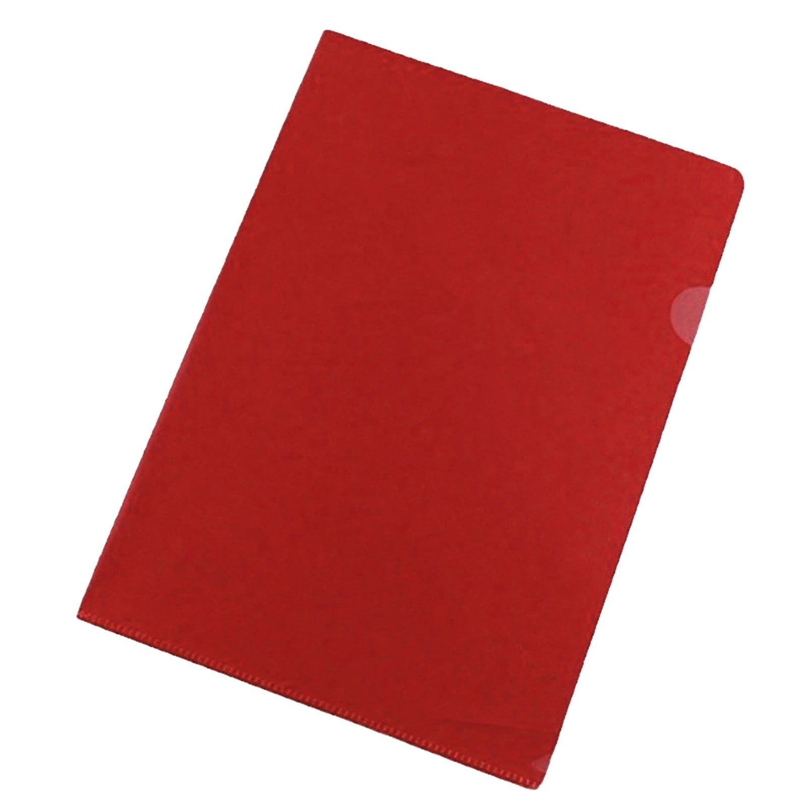 PPKVUFD 1 Pack Clear Document Folder Project Pockets, Clear Plastic Folders Sleeves, Documents Project Pockets,Plastic Document Folders Paper Poly Jacket Sleeves Folders Copy, A4 Letter Size, Red