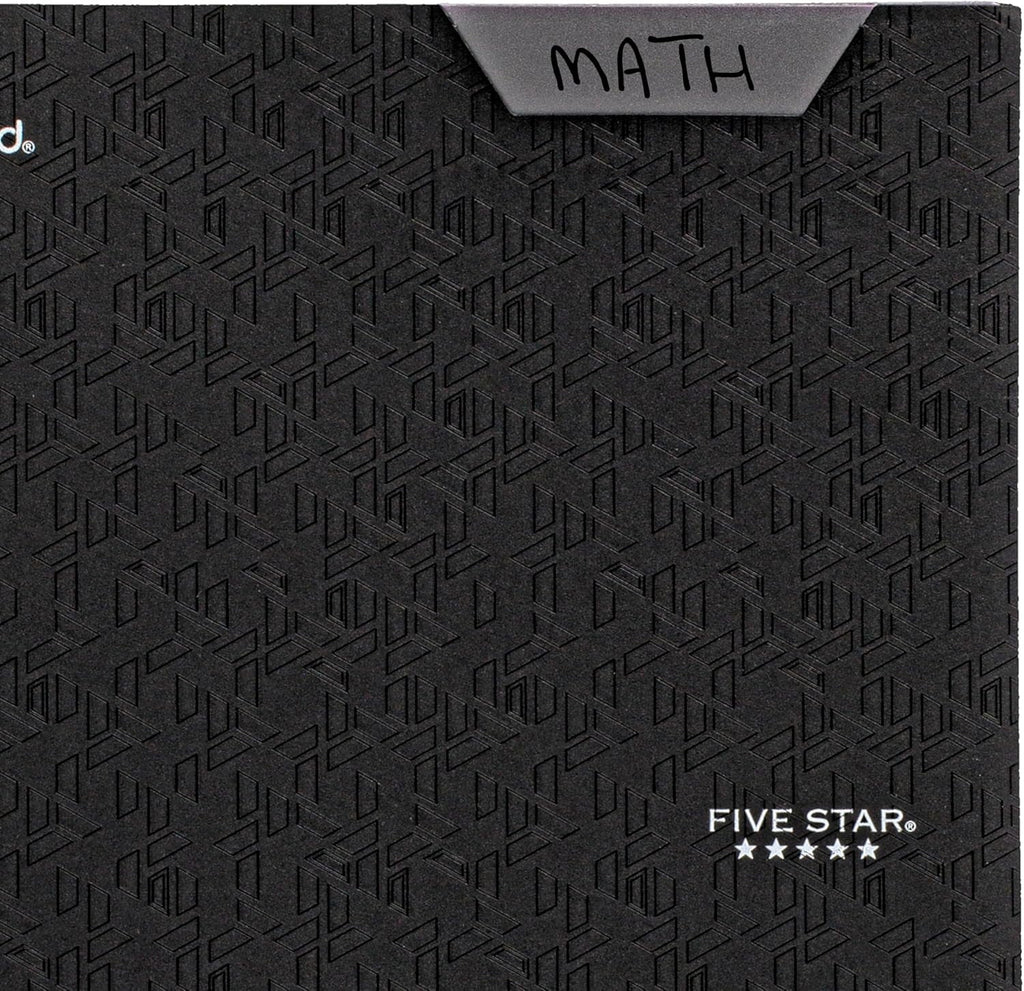 Five Star 2-Pocket Folder, Plastic Folder with Stay-Put Tabs and Prong Fasteners, Holds 8-1/2" x 11" Paper, Fire Red (72109)