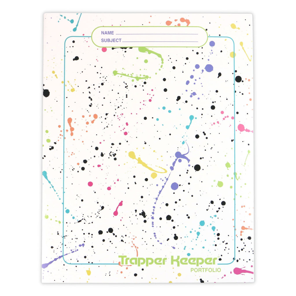 Mead Trapper Keeper 2-Pocket Portfolio Folder: 9-3/4 in. x 12 in. / Assorted (4 patterns) 4-pack