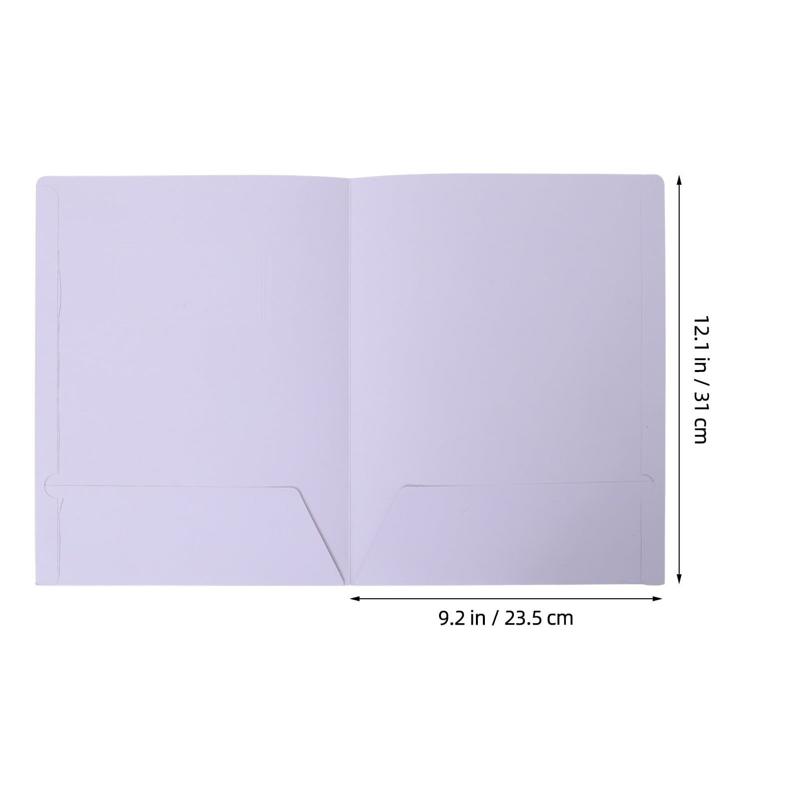 WHAMVOX 10Pcs Folders with Pockets A4 2 Pocket Folders Pocket Folders for Documents Paper Folders for Filing Cabinet School Office Resume Portfolio