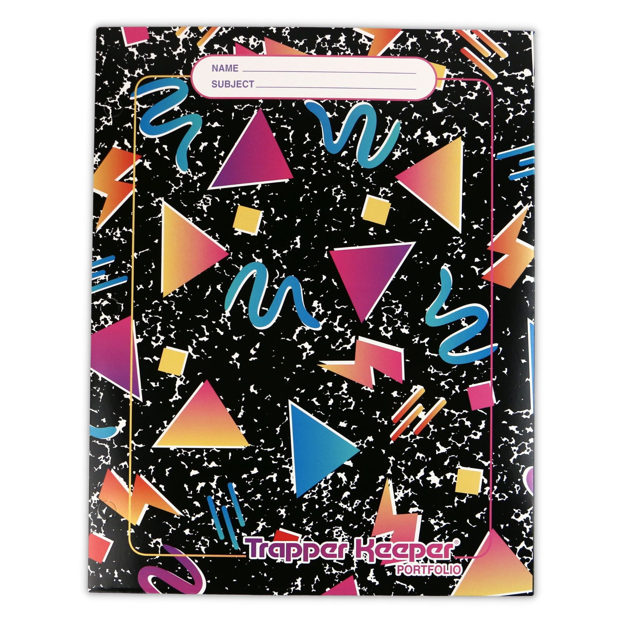 Mead Trapper Keeper 2-Pocket Portfolio Folder: 9-3/4 in. x 12 in. / Assorted (4 patterns) 4-pack