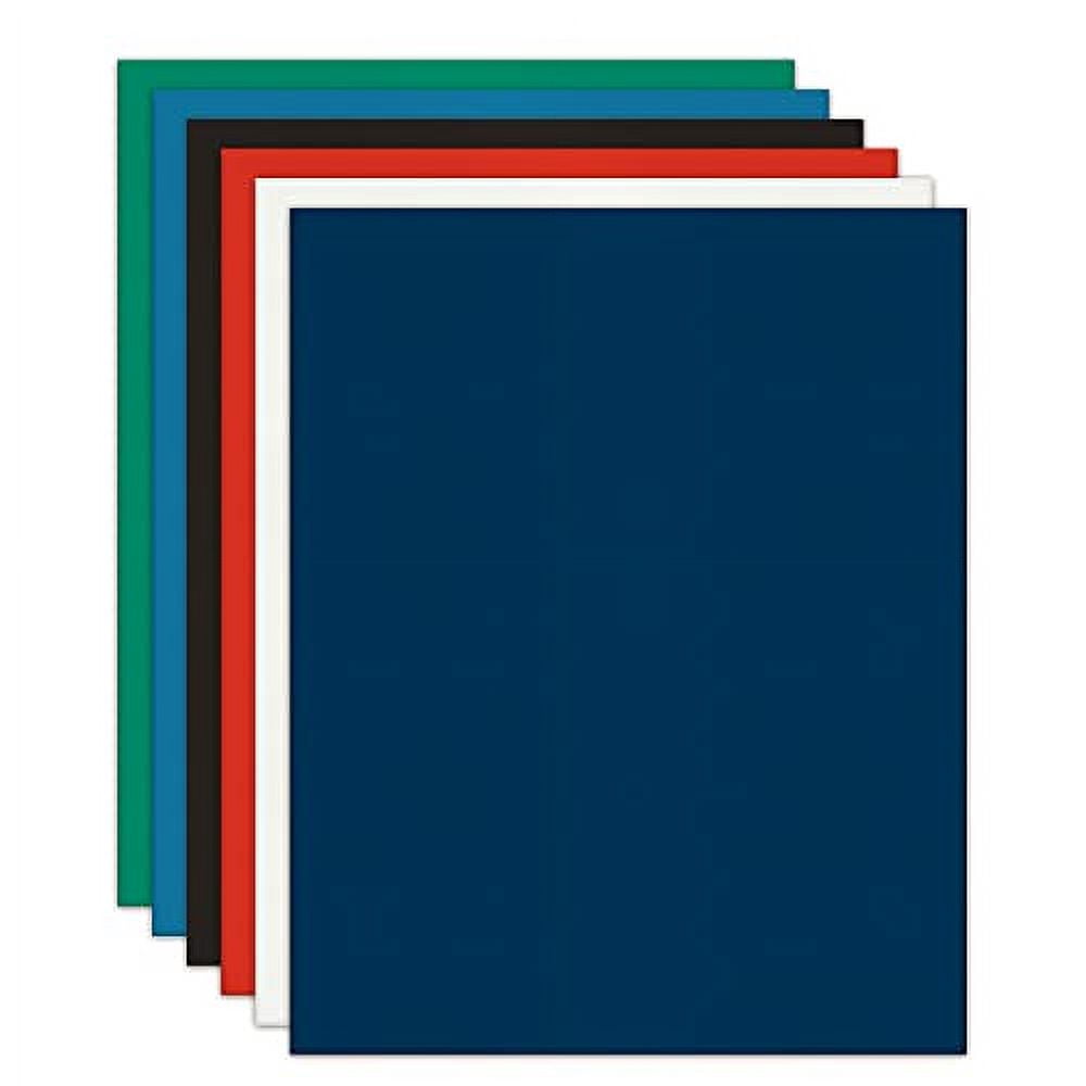 Office Depot® Brand 2-Pocket Folders without Fasteners, Assorted, Pack of 24