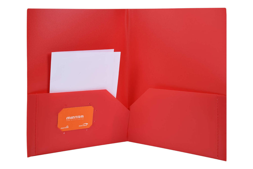 Poly Pocket Folders (8 Pack)