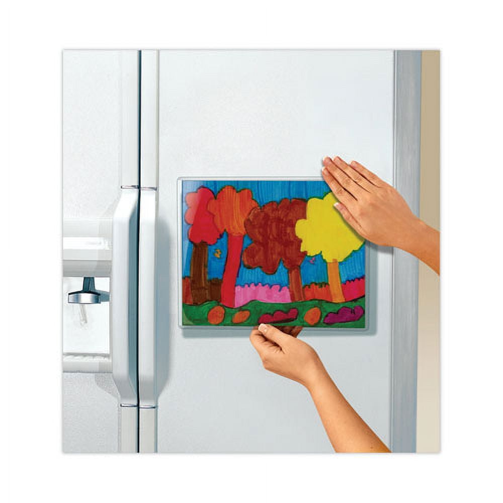 "Display Pocket, Removable Interlocking Fasteners, Plastic, 8-1/2 X 11, Clear | Bundle of 2 Each"