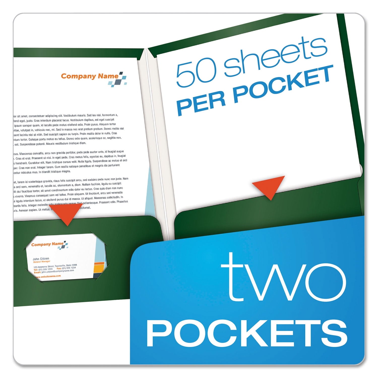 Oxford High Gloss Laminated Paperboard Folder, 100-Sheet Capacity, 11 x 8.5, Green, 25/Box