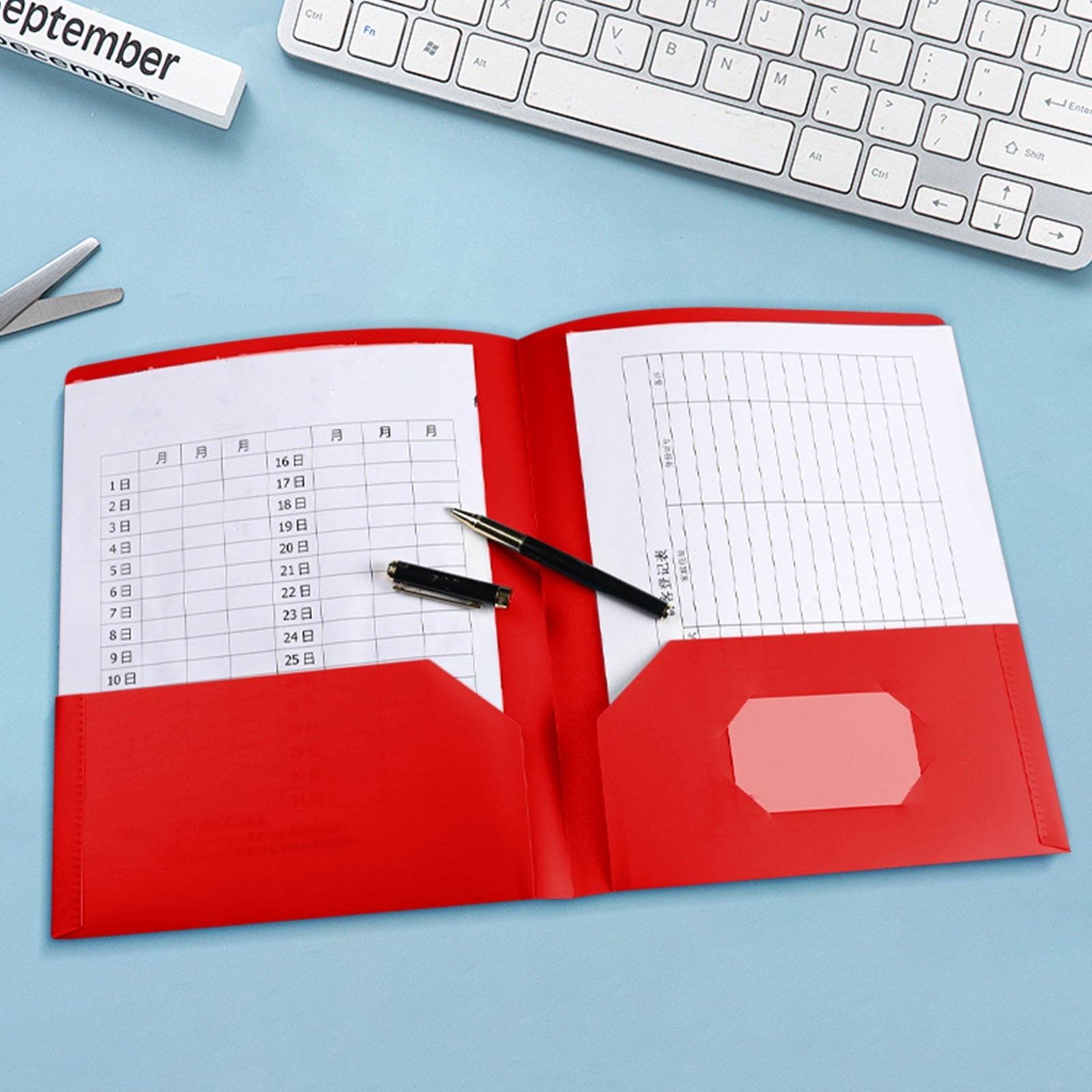 Yhmxh Plastic Folders with Pockets, Sturdy Heavy Duty File Folders with Business Card Slot, Poly Folders for Documents Letter Size, 2-Pocket Folder for Schoolwork & Office, 7 Assorted Colors