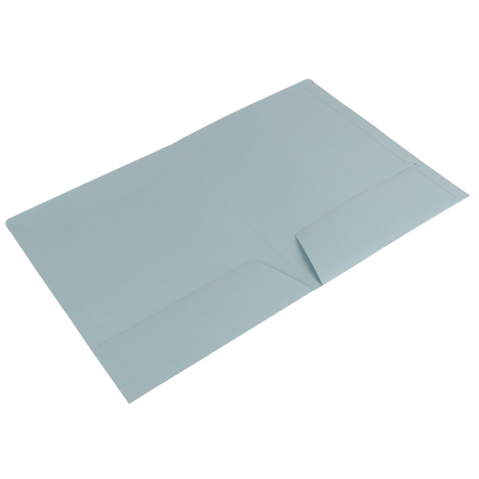 Two-Pocket Presentation Folders, Seafoam Blue, Textured Paper, Letter Size, Durable, For Business Card Holder, Perfect For Versatile Office And Home Use