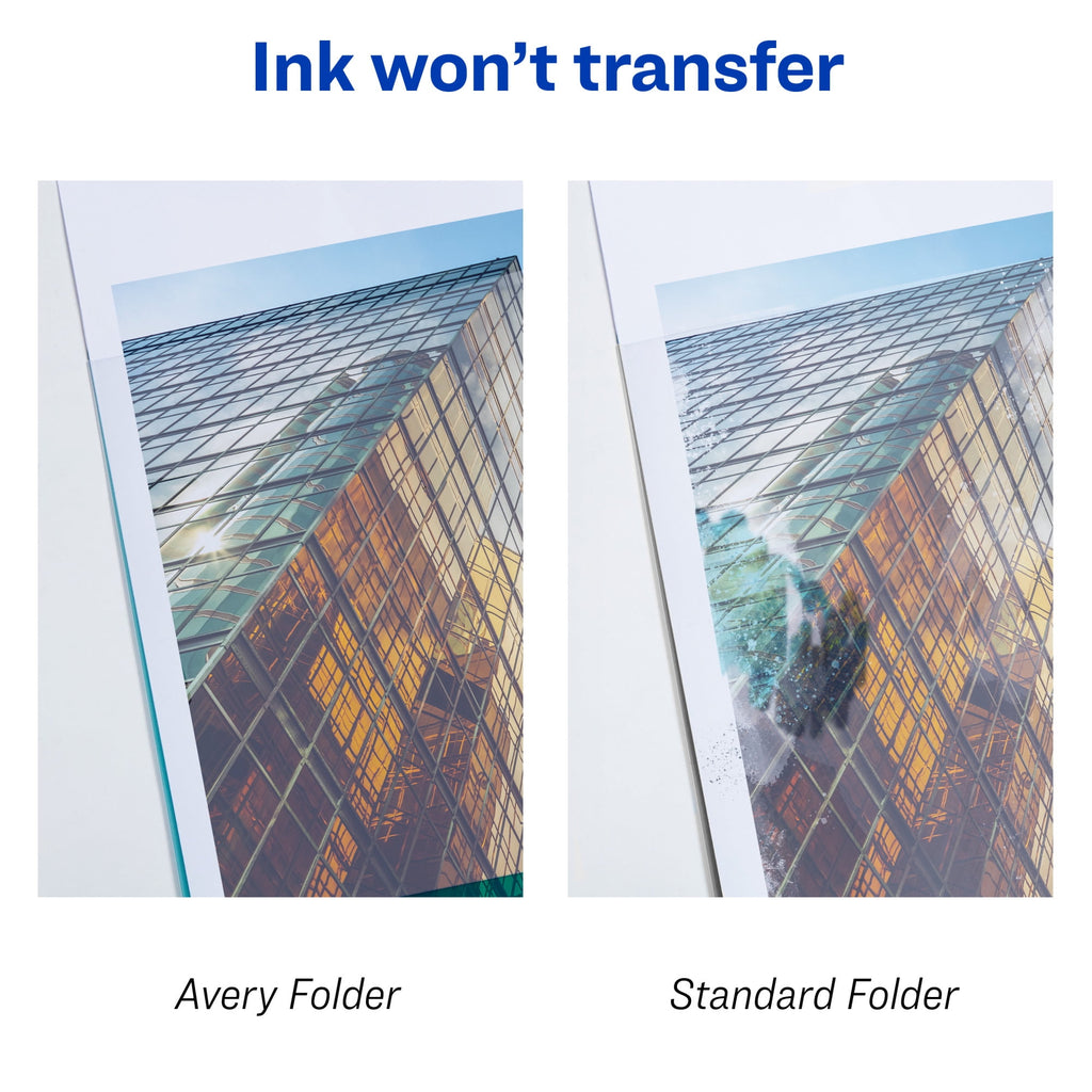 Avery Corner Lock Document Sleeves, 6 Sleeves (72262)