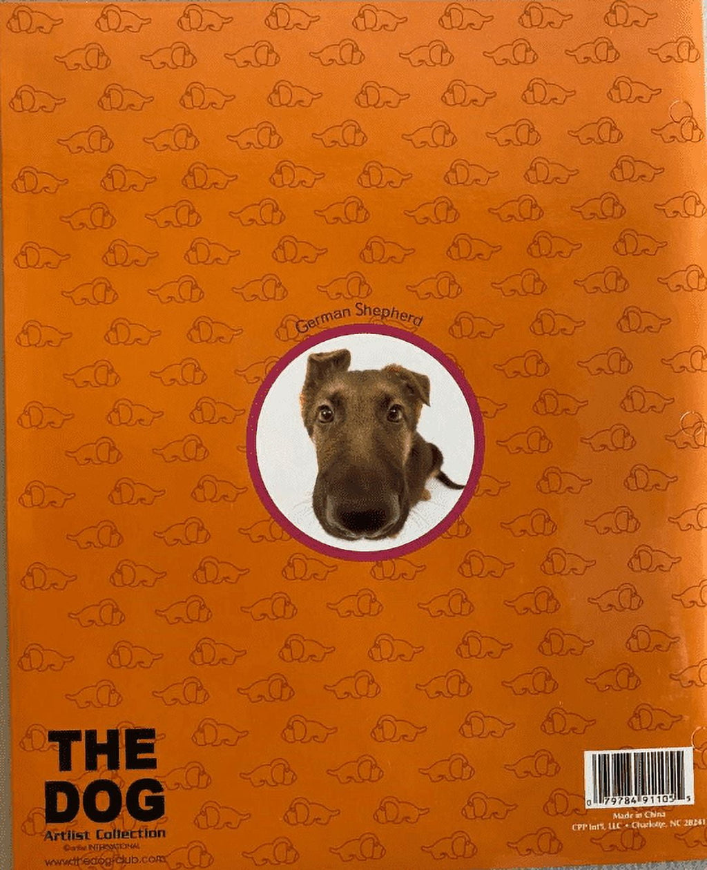 The Dog Artist Collection - Set of 6 Portfolio Folders with Pockets