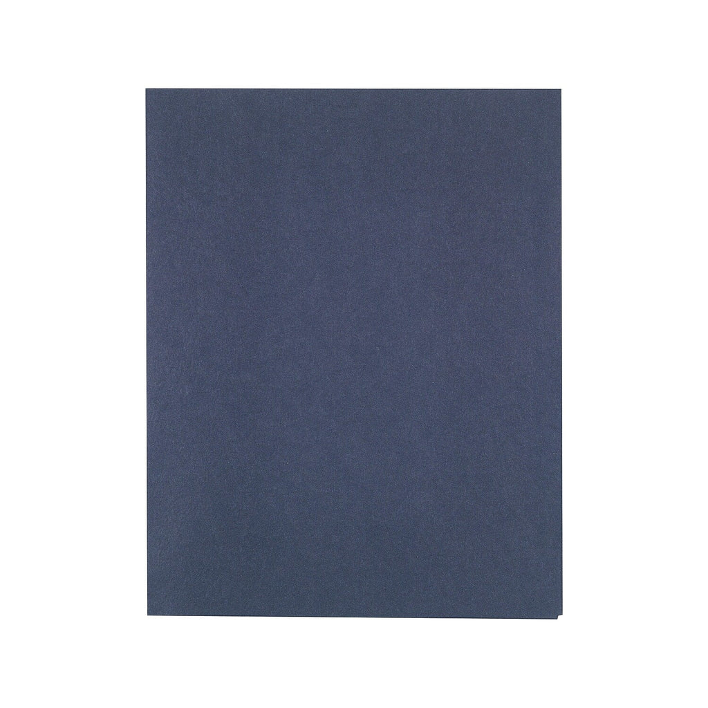 HITOUCH BUSINESS SERVICES 2-Pocket School Folders Navy 25/Box 27539-CC