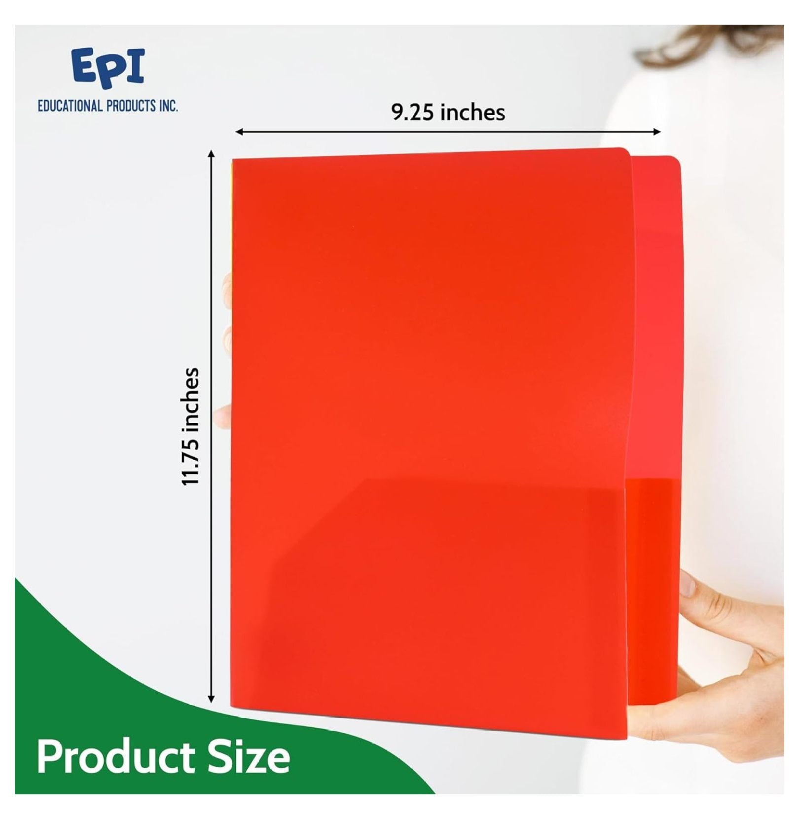 Heavy Duty Black Plastic Folders with Pockets 24 Pack. 2 Pocket Folder no Prongs. Tear-Resistant, Waterproof Letter Size 8.5x11. Heavy Duty Plastic Presentation Ready School and Office Supplies