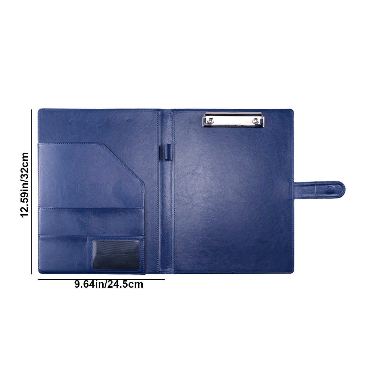 Naxoaeo Leather Portfolio Folder Padfolio, Business Padfolio Organizer Document Planner Portfolio Binder Storage Pocket for Legal Pad Holder Paperwork Phone Men Women (A4)