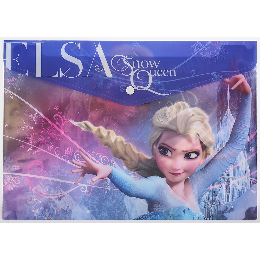 2 Frozen Plastic Folders For Back To School