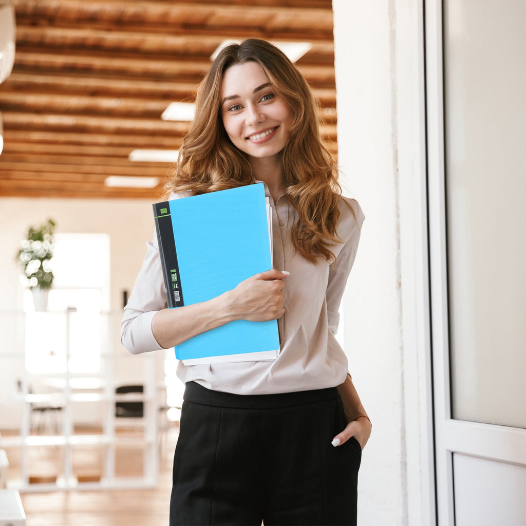 ​​GiLiling 9x12 Professional Art Portfolio | Heavy Duty 20/40/60 Pocket Options Clear Sheet Protectors Gallery Standard Presentation Document Organizer