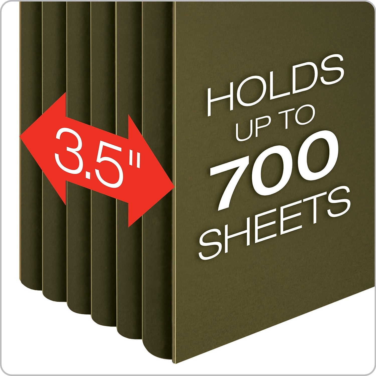 Pendaflex 09217 1/5-Cut Tabs SureHook Letter Size Hanging Pocket File - Standard Green (4/Pack)