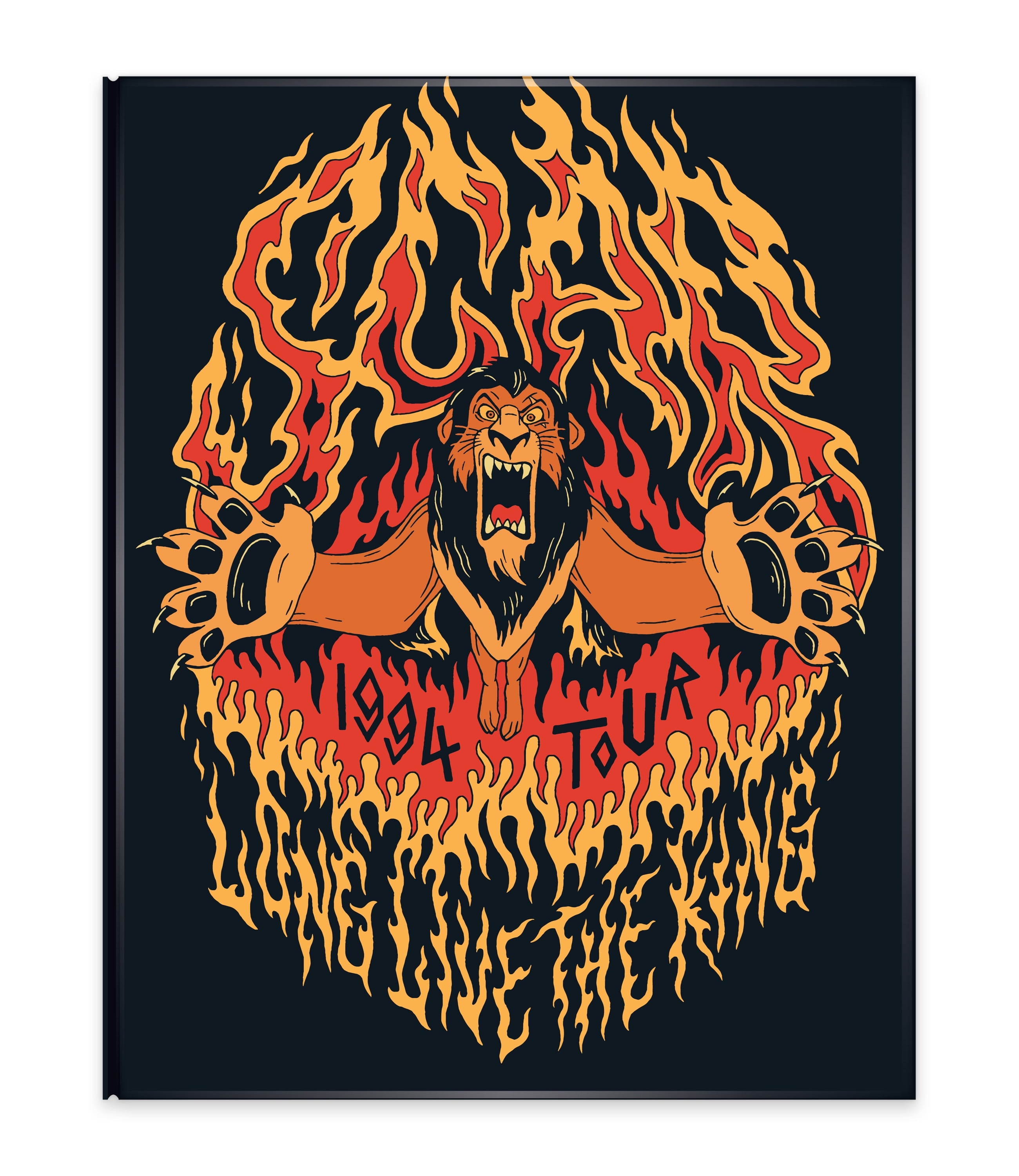 Disney Villains 2-Pocket Paper Folder with 3 Prongs, 9.25" x 11.6", for Students