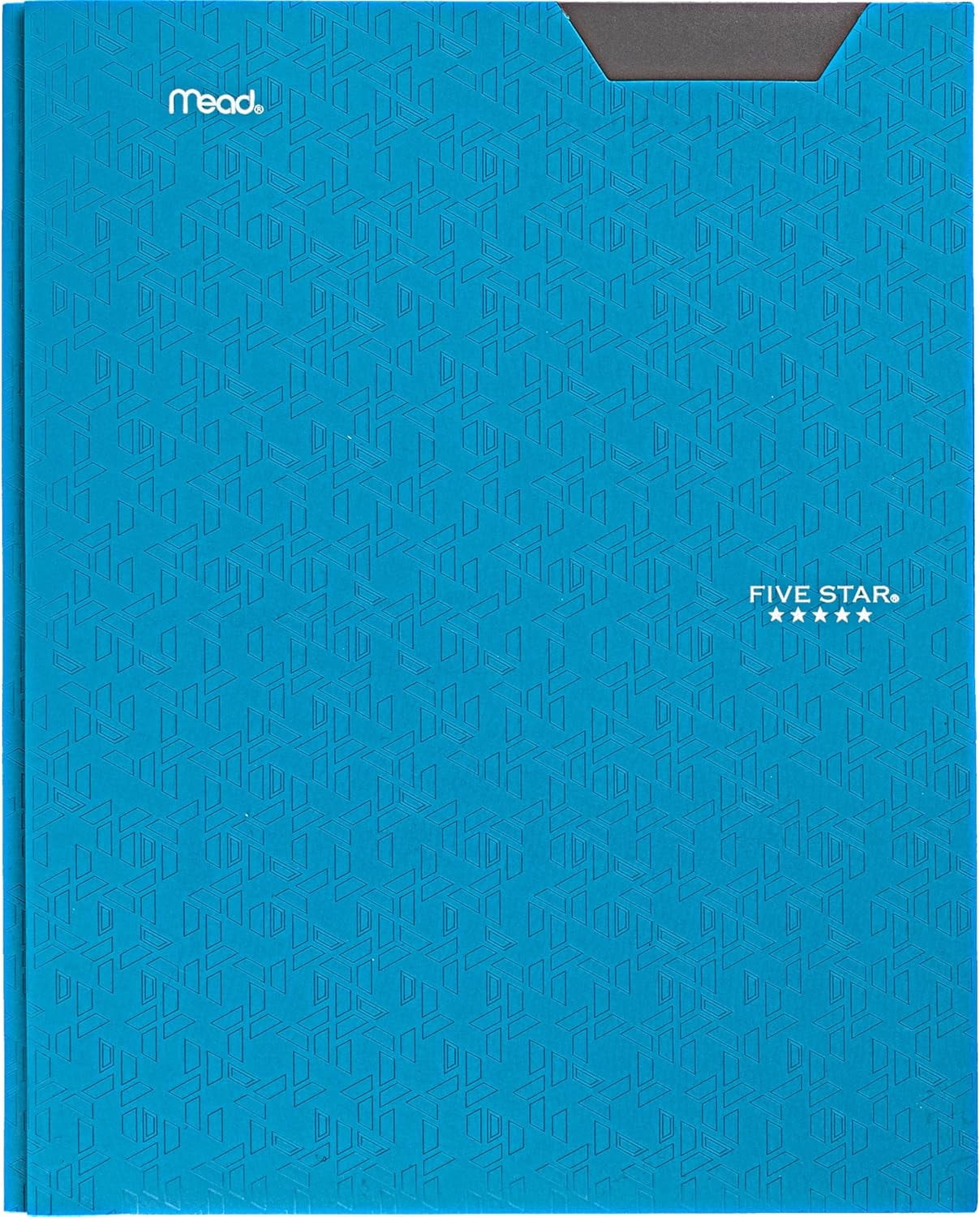 Five Star 2-Pocket Folder, Plastic Folder with Stay-Put Tabs and Prong Fasteners, Holds 8-1/2" x 11" Paper, Fire Red (72109)