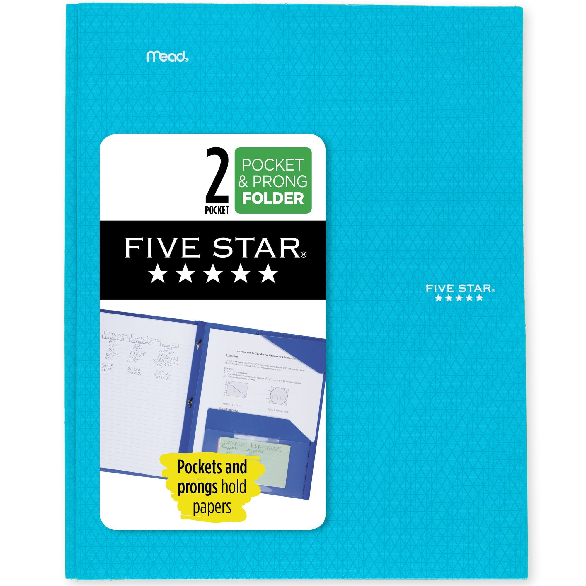 Five Star Advance Stay-Put Folder, Lime
