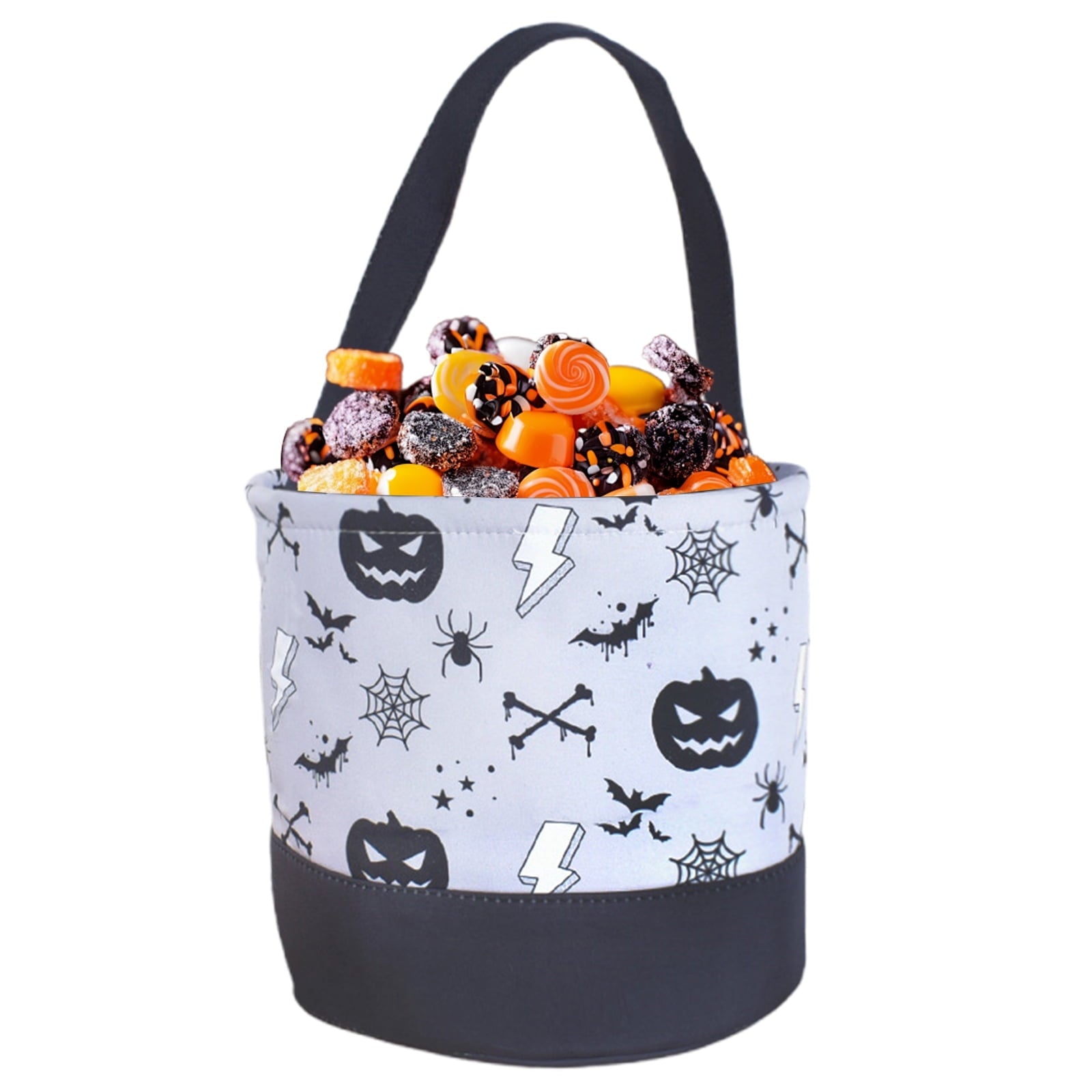 Halloween Skeleton Swing Decoration with Ghost Cat | Resin Garden Statue 3.15in | Outdoor Halloween Decor, Patio & Porch Hanging Ornament