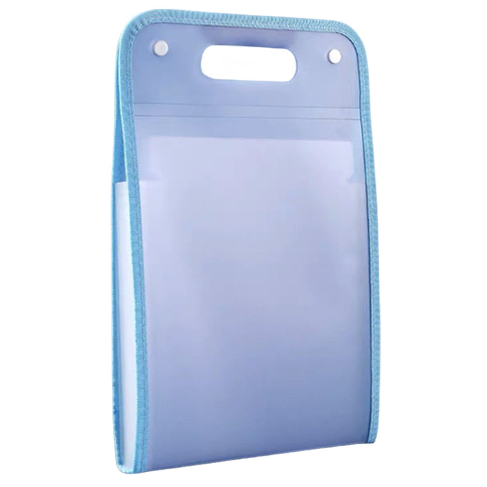 Ikeay Folder Clearance,Folder Data Storage Blueplastic File Folder Extended Folder with Snap Button Closure Legal Size Large Accordion File Pouch
