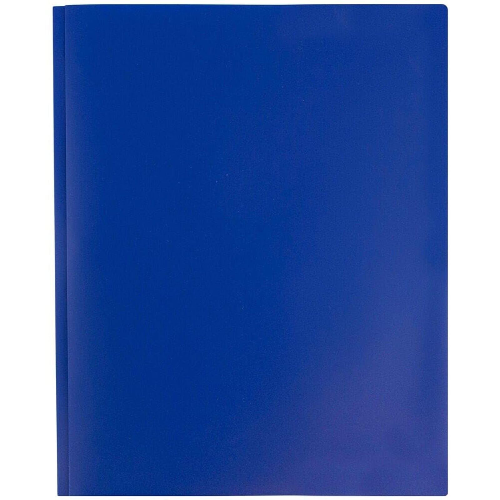 Koadzawe Paper Plastic Color Pop Folders - Pocket Durable Folders With Metal Prongs Fastener Clasps - Dark Blue Plastic Folders With Pockets Report Covers Presentation Folder