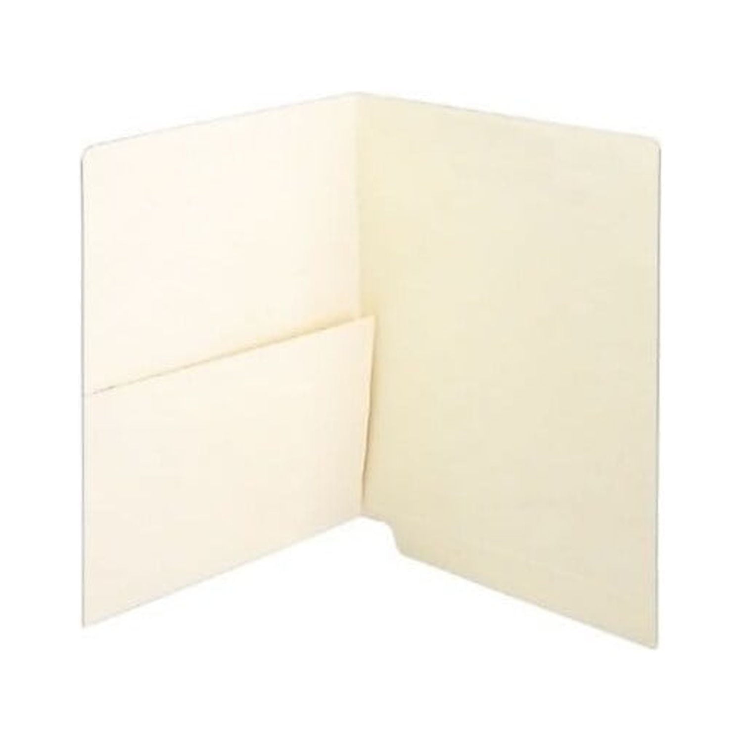 Medical Arts Press® End Tab Pocket Folder, Straight Tabs, Letter Size, Manila, 50/Box