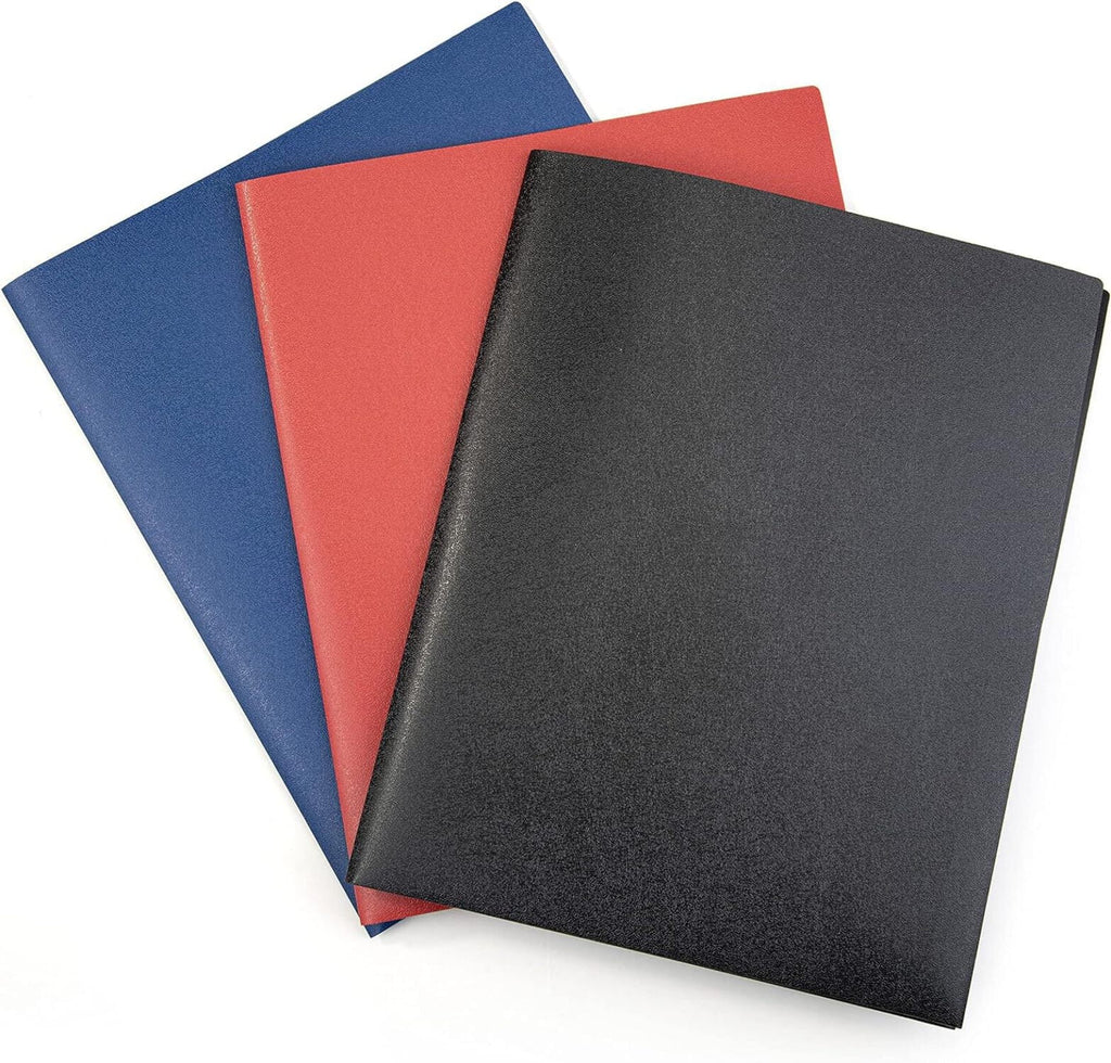 Mintra Poly Pocket Folders 3pk - Heavy Duty