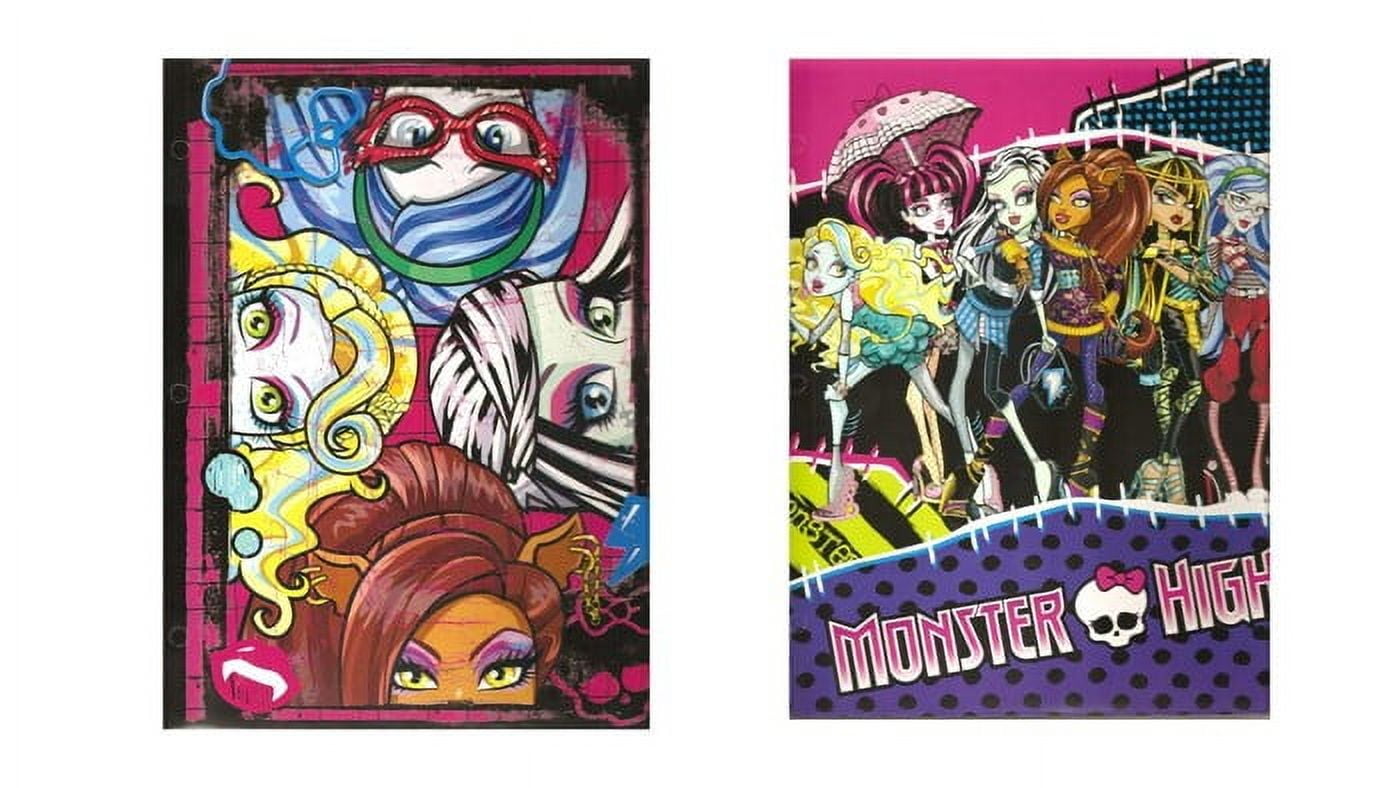 Monster High School 2 Pocket Portfolio Folder x 2