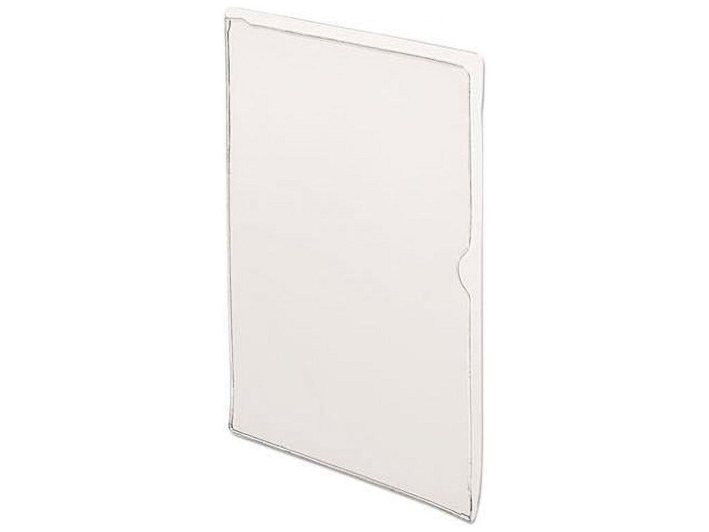 Pendaflex 62004 CopyGard Heavy-Gauge Organizers, Jacket, Letter, Vinyl, Clear, 25/Box
