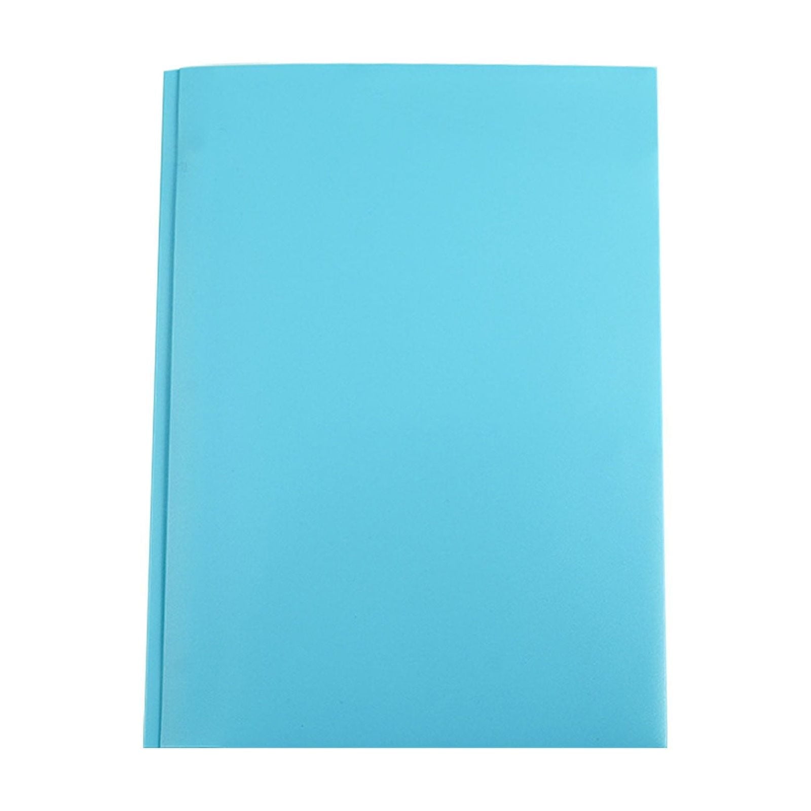 Plastic Folders with 2 Pockets File Folder with 3-Hole Metal Tadpole Clip Corner Flaps Inside, Heavy Duty Pocket Folders with Card Slot for School Office Assorted Colors, 1 Pack-Blue-11.73” x9.57”